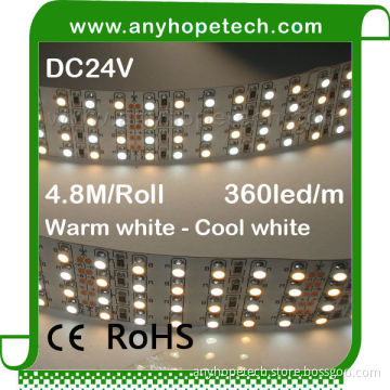 Chinese best reliable factory direct selling 1800LEDs per Roll quad row led flex rope